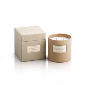 SCENTED CANDLE WHITE TEA LEAVES & FRESH ROSES 650 GR